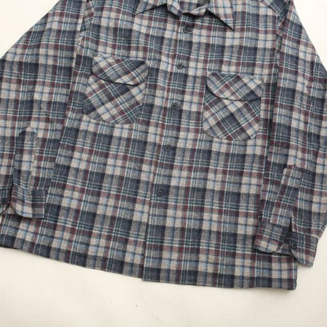 70s Pendleton Wool Plaid Loop Shirt
