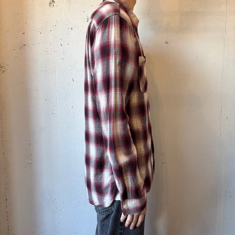Five Brother Ombre Plaid Cotton Flannel Shirt