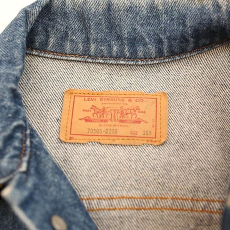 Levis 70506  Denim Trucker Jacket MADE IN USA
