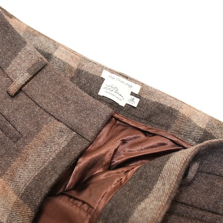 L.L.BEAN Wool Check Slacks