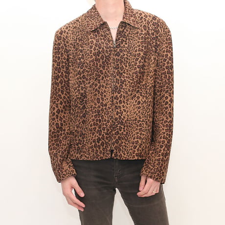 Leopard Silk Jacket