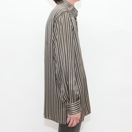 Silk Stripe L/S Shirt