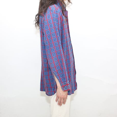 Plaid Print Flannel Shirt