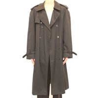 Vintage Black Trench Coat