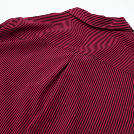 Red × Black Stripe L/S Shirt
