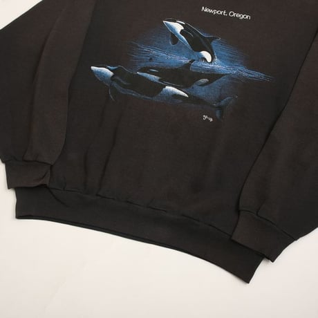 90s Tultex Killer Whale Sweat Shirt