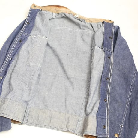 70's Denim & Suede Jacket