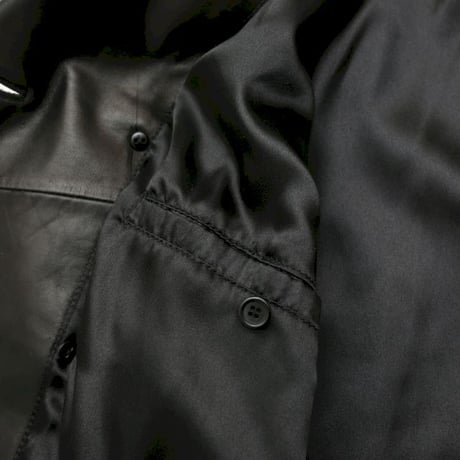 Black Leather Coat