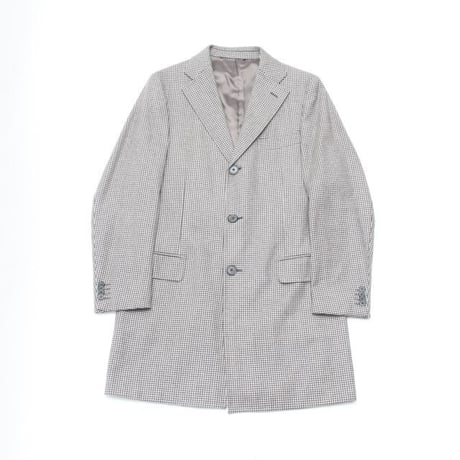 Hound's Tooth Wool Coat