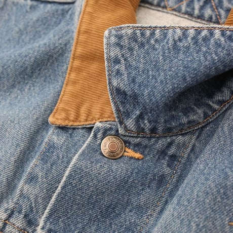 Corduroy Collar Denim Jacket
