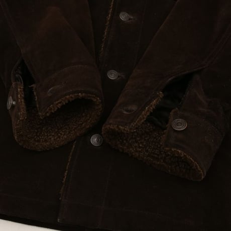 Old Gap Suede Boa Jacket