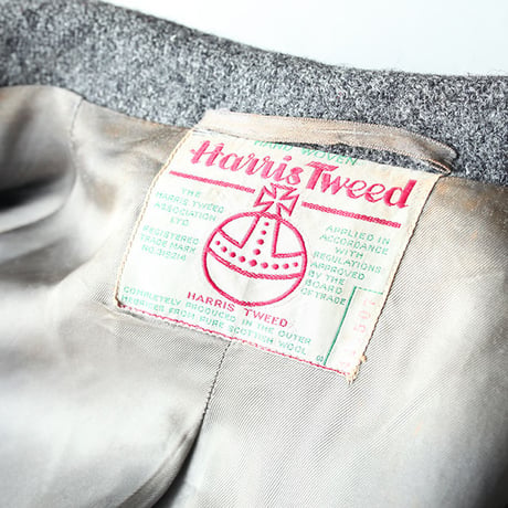 Harris Tweed Wool Coat