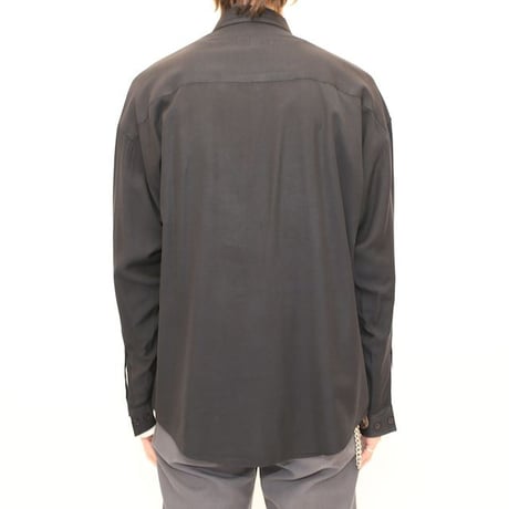 Rayon Black Design L/S Shirt