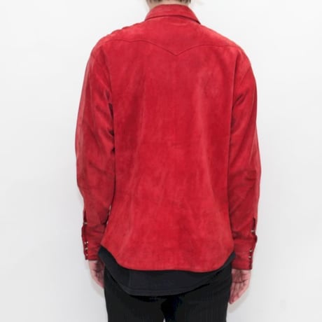 Suede Leather Western Shirt