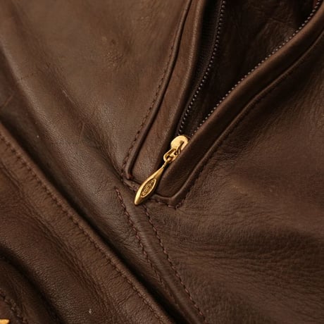 70-80s Deerskin Flight Jacket MADE IN USA