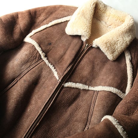 Vintage Mouton Leather Jacket