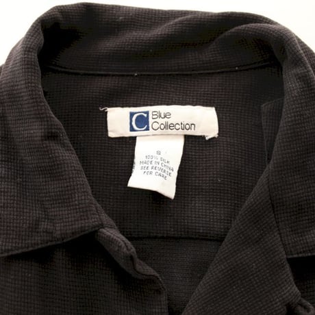 Black Silk S/S Shirt