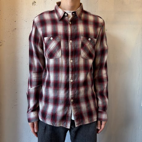 Five Brother Ombre Plaid Cotton Flannel Shirt