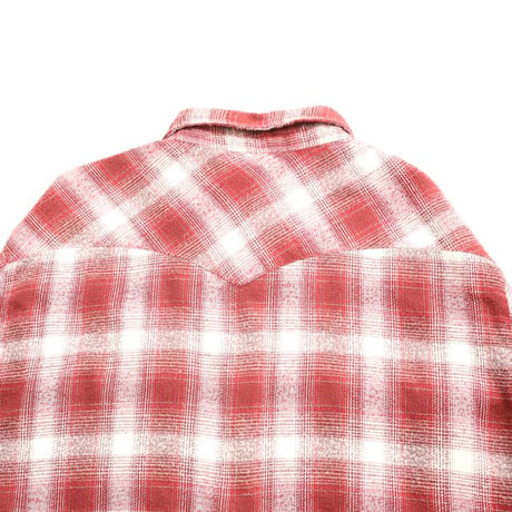Ombre Plaid Flannel Shirt