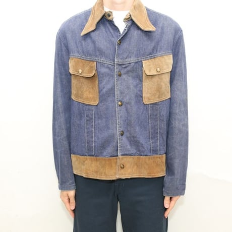 70's Denim & Suede Jacket