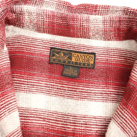 Ombre Plaid Flannel Shirt