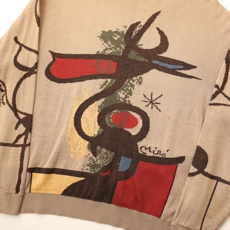 90s Joan Miró Knit Sweater