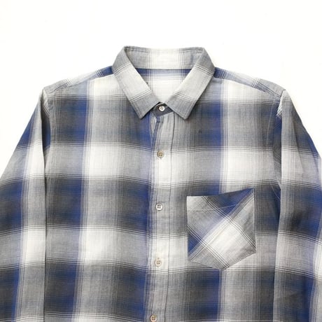 Ombre Plaid Rayon Shirt