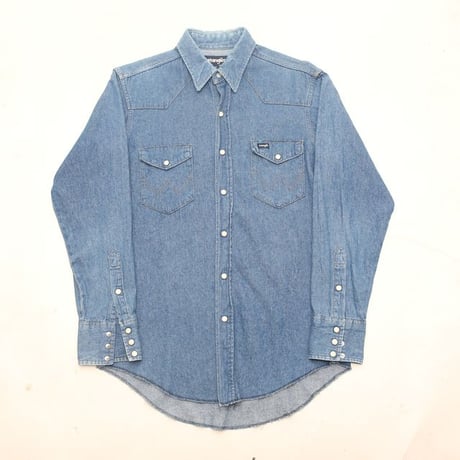 80s Wrangler Denim Western Shirt