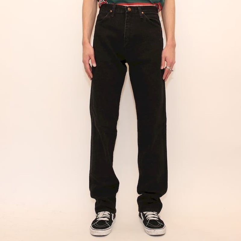 Wrangler 13MWZWK Black Denim Pants | Strato