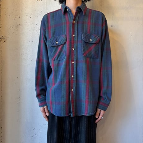 80s McGREGOR Cotton Heavy Flannel Shirt