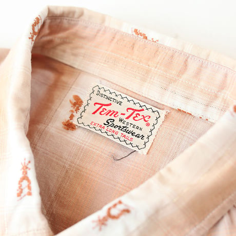 Vintage Tem Tex Western L/S Shirt  