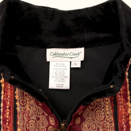 Embroidery Velour Jacket