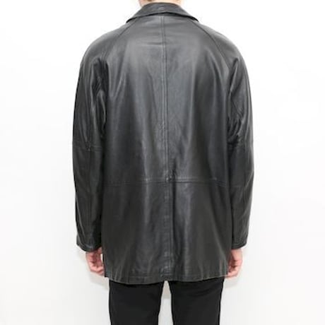 Black Leather Coat