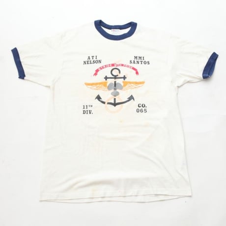 Vintage Anchor Ringer  T-Shirt