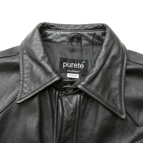 Black Leather Western Shirt