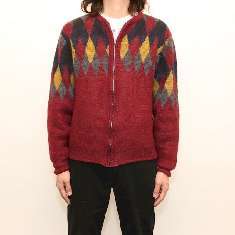 60's Kandahar Mohair Knit Cardigan | Strato