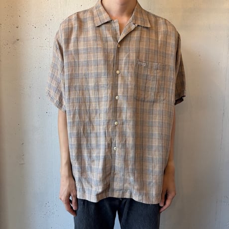 Rayon Plaid S/S Shirt