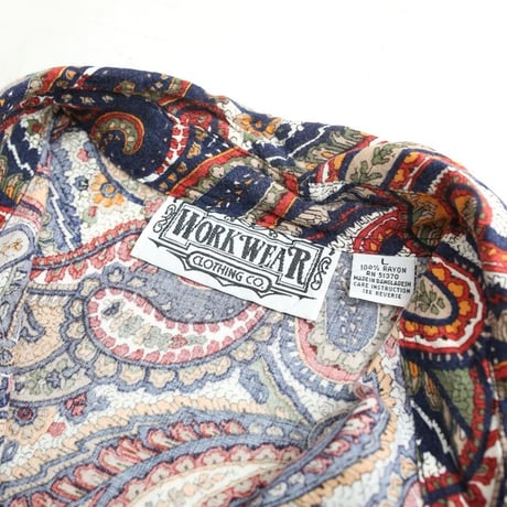 Paisley Pattern Rayon L/S Shirt