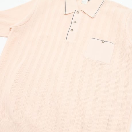 Euro Vintage Knit Polo Shirt