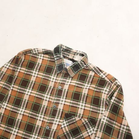 Plaid Print Flannel Shirt