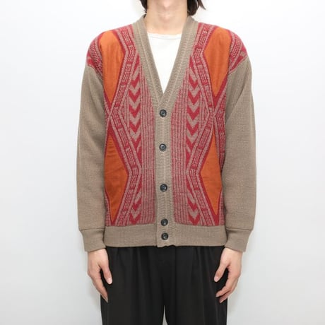 Patterned Knit Cardigan