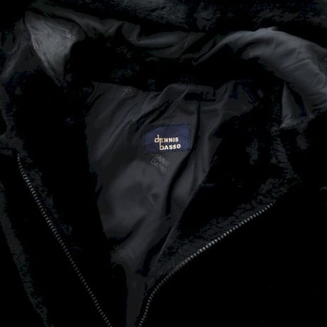 Black Fake Fur Coat