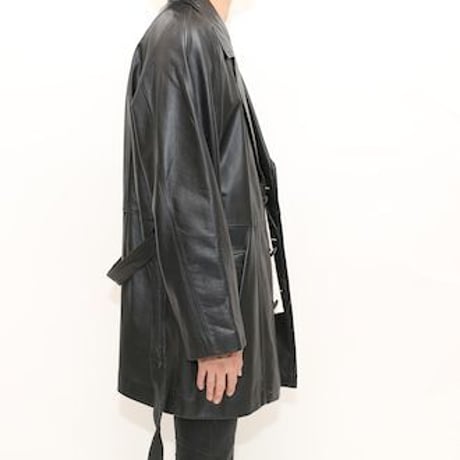 Black Leather Coat