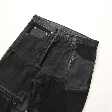 Levi's Patchwork Remake Black Denim Pants