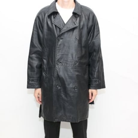 Black Leather Coat