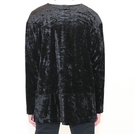 Black Velour Knit