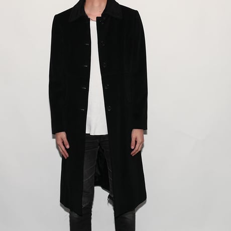 Angola Wool Coat Skinny Fit