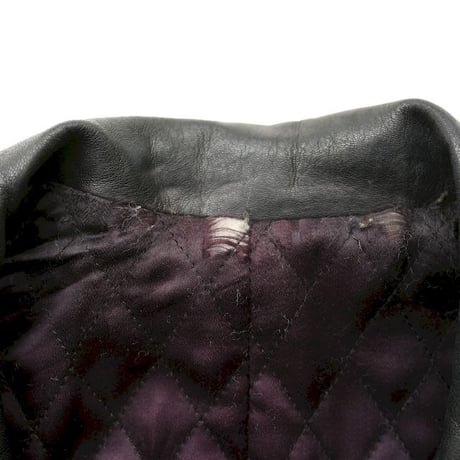 Agnes b. Black Leather Coat MADE IN FRANCE