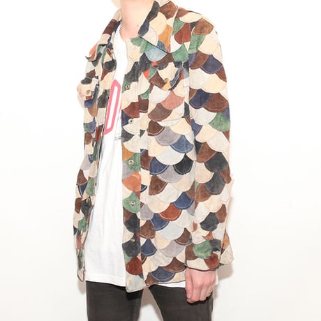 Patchwork Leather Jacket