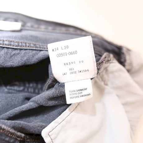 Levi's 501 Damage Black Denim Pants